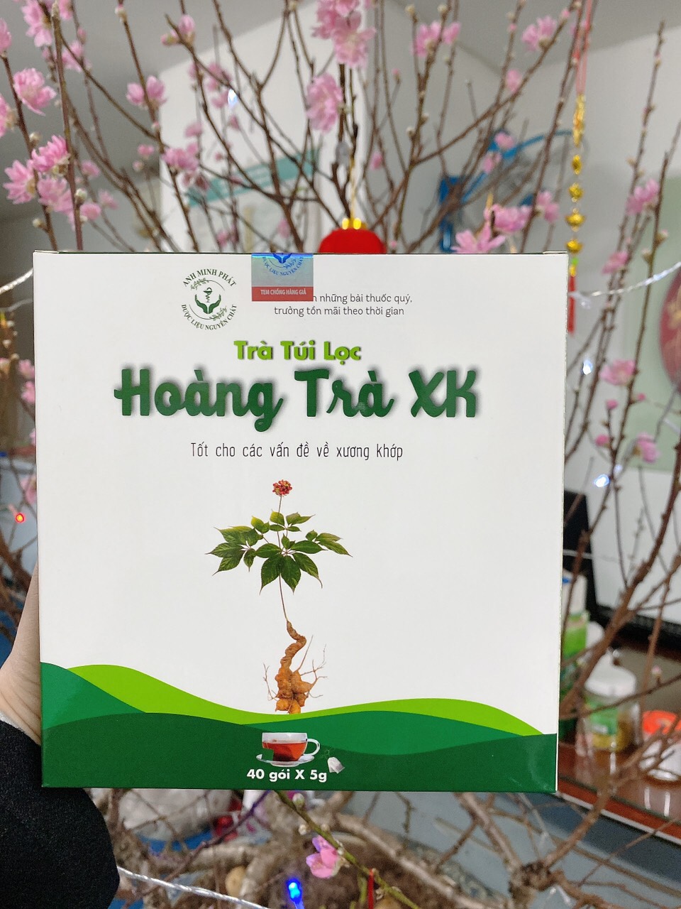 HOÀNG TRÀ XK ( TRÀ XƯƠNG KHỚP HỘP 40 TÚI LỌC )